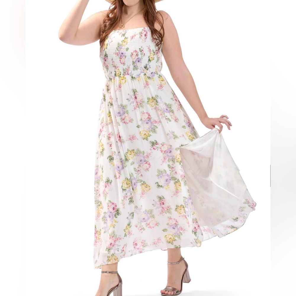 NWOT SIZE M Lily Morgan Floral Dress